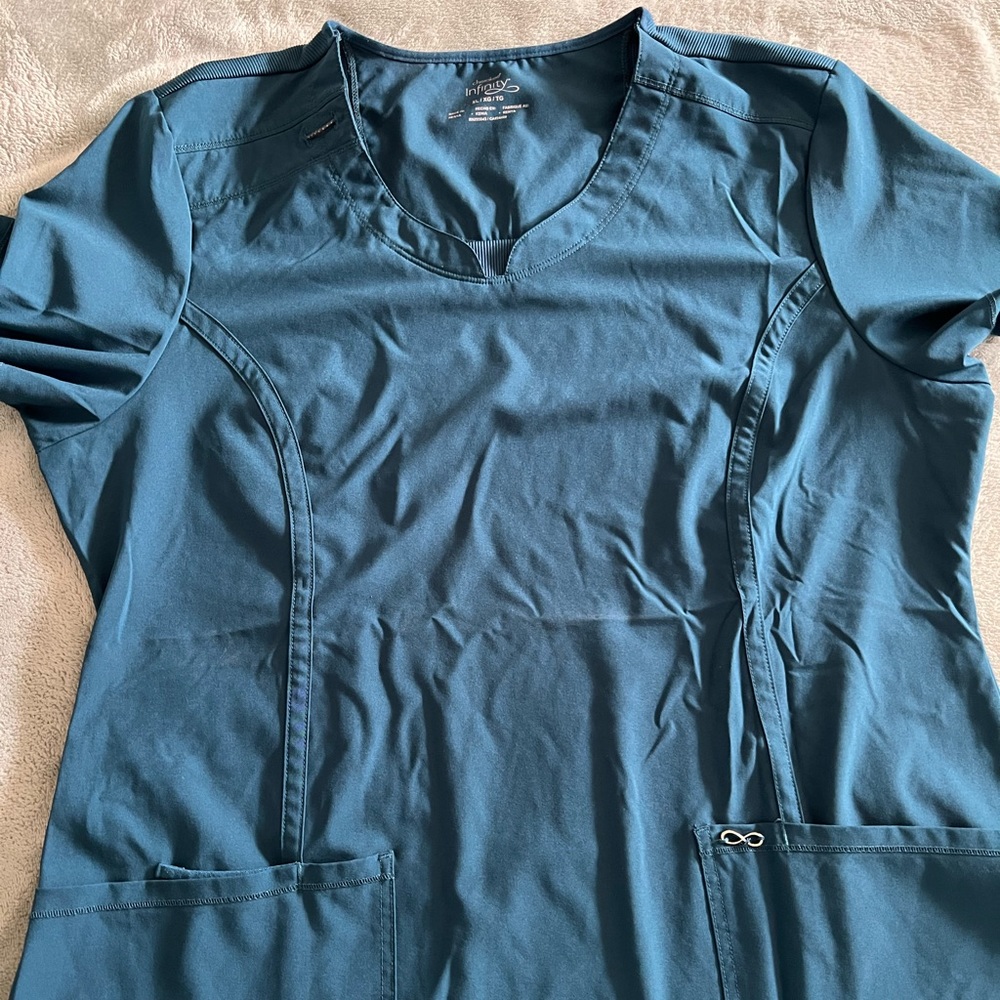 Caribbean blue scrub set